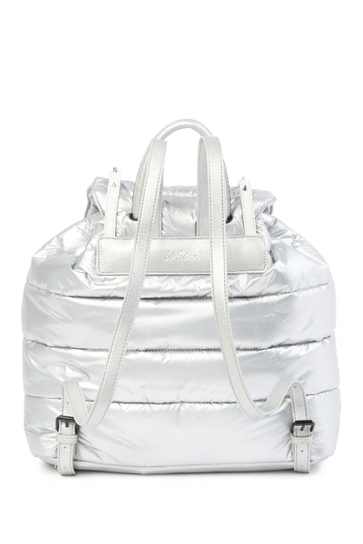 Shop Sam Edelman Branwen Flap School Backpack In Silver