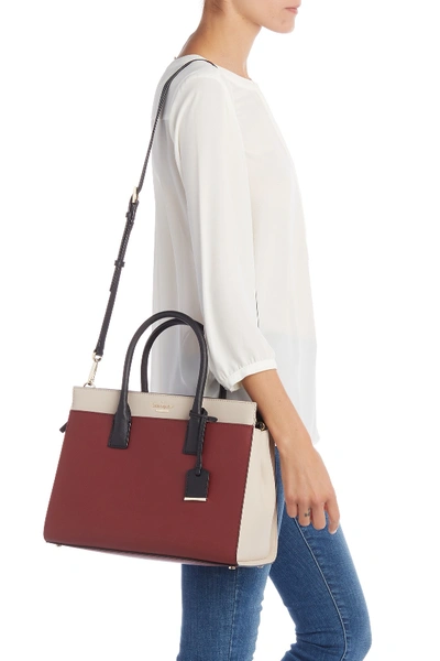 Shop Kate Spade Cameron Street - Candace Leather Satchel In Siennamult