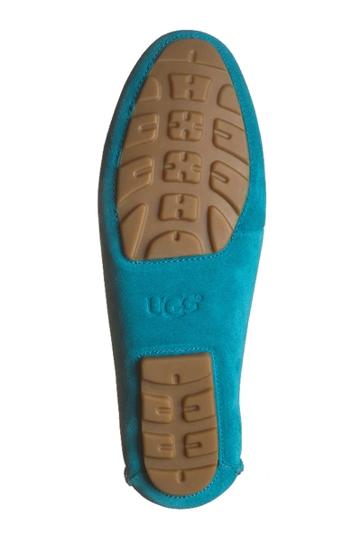 Shop Ugg Clair Suede Flat In Enamel Blue