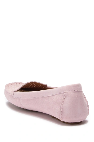 Shop Ugg Clair Suede Flat In Seashell Pink