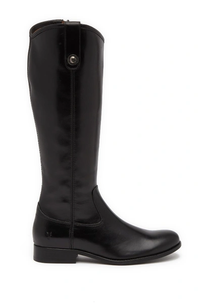Shop Frye Melissa Button Tab Knee High Boot In Black