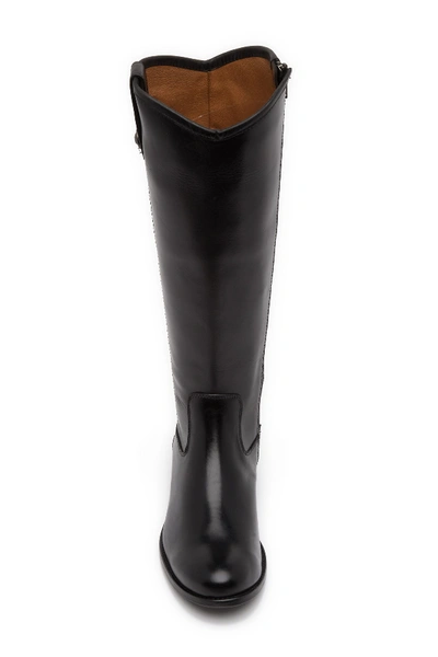 Shop Frye Melissa Button Tab Knee High Boot In Black