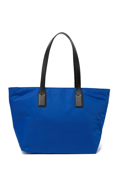 Shop Marc Jacobs Nylon Wingman Tote Bag In Blue