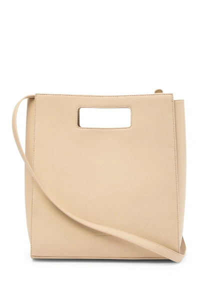 Shop French Connection Cecily Cut-out Tote Bag In Sabia