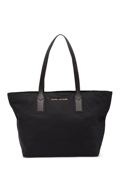Shop Marc Jacobs Nylon Wingman Tote Bag In Black