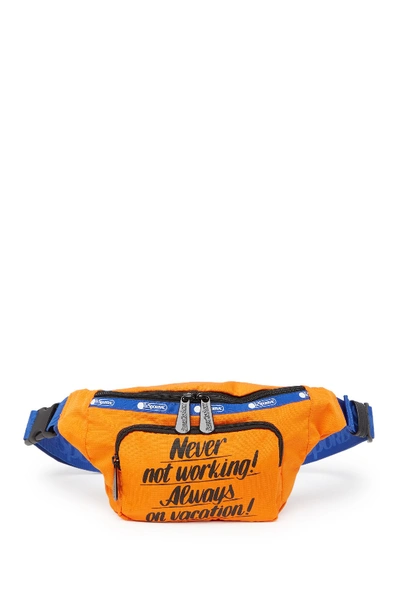 Shop Lesportsac Belt Bag In Orange