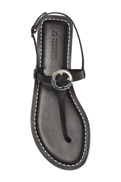 Shop Mercedes Castillo Viveana T-strap Sandal In Black