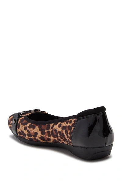Shop Anne Klein Uther Slip-on Flat In Leopard
