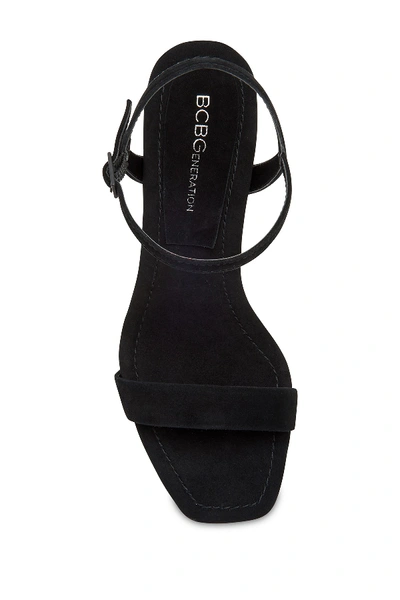 Shop Bcbgeneration Ilsie Block Heel Sandal In Black