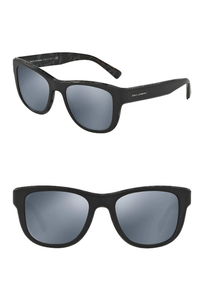 Dolce & gabbana 54mm square full rim on sale sunglasses