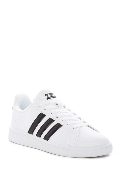 Adidas Originals Cloudfoam Advantage Leather Sneaker In Ftwwht-cbl |  ModeSens