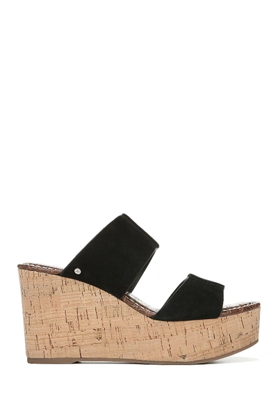 Shop Sam Edelman Damara Platform Wedge Sandal In Black