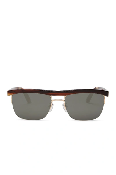 Shop Toms Locke 56mm Brow Bar Sunglasses In Open Miscellaneous