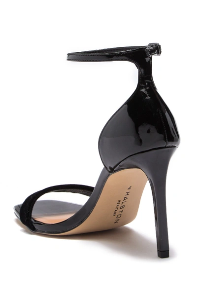 Shop Halston Heritage Myra In Gulin Sandal In Black Patent