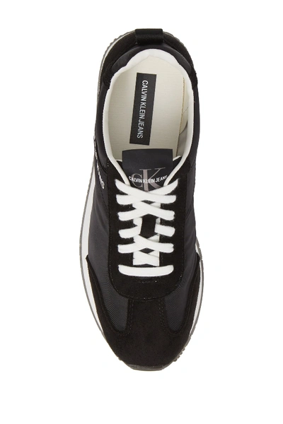 Shop Calvin Klein Jill Lace-up Sneaker In Black