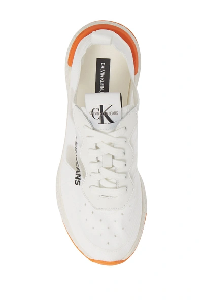 Shop Calvin Klein Alexia Logo Sneaker In Bright White