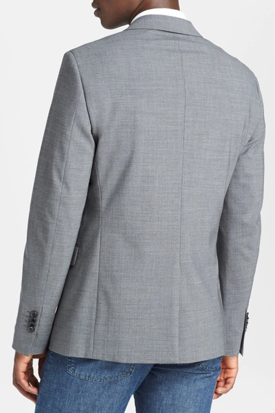 Shop Theory 'wellar New Tailor' Trim Fit Wool Blend Sport Coat In Charcoal