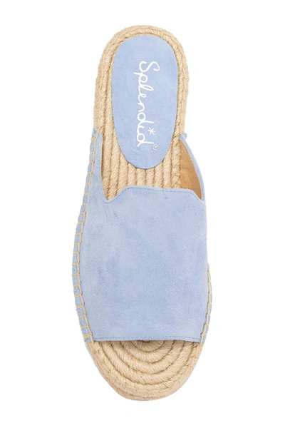 Shop Splendid Franci Espadrille Slide Sandal In Lavend Sde