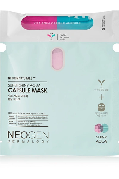 Shop Neogen Super Shiny Aqua Capsule Mask X 5 - One Size In Colorless