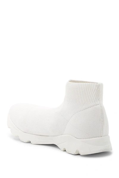 Shop Tony Bianco Winston Sock Sneaker In White