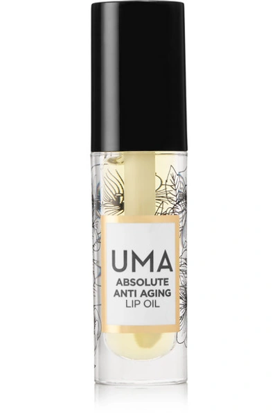 Shop Uma Oils + Net Sustain Absolute Anti-aging Lip Oil, 15ml In Colorless