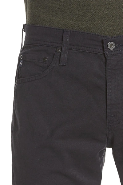 Shop Ag Matchbox Bes Slim Fit Pants In Mid Mdnght
