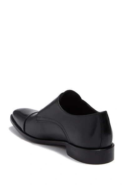 Shop To Boot New York Zane Leather Double Monk Strap Loafer In Black