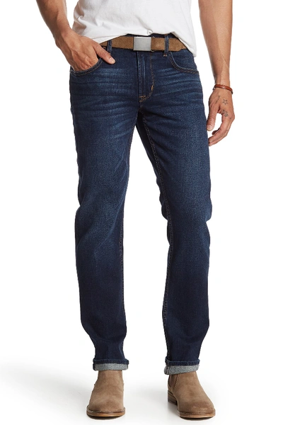 Shop Hudson Blake Slim Straight Leg Jeans In Blue Stream