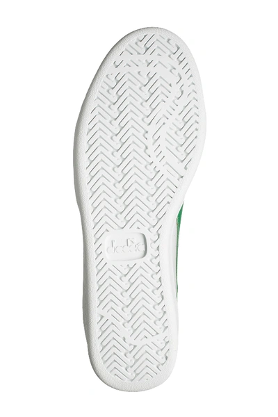 Shop Diadora B. Elite Leather Sneaker In White/white/white/je