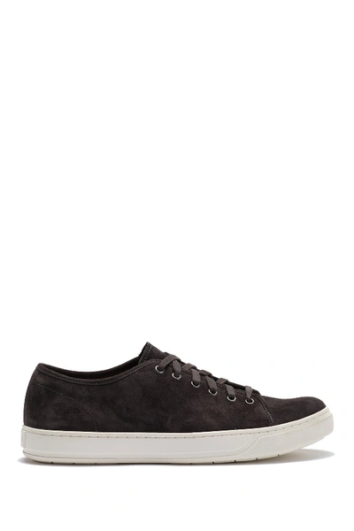 Shop Vince Austin Suede Sneaker In Graphite