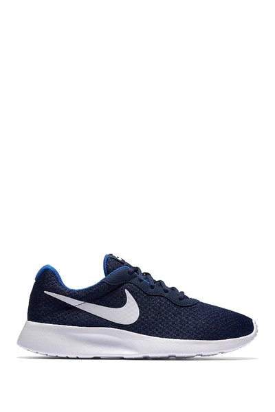 Shop Nike Tanjun Sneaker In Midnvy-white