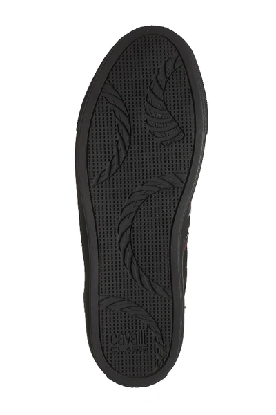 Shop Roberto Cavalli Cavalli Lace-up Sneaker In Black