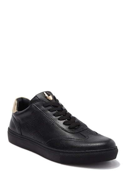 Shop Roberto Cavalli Cavalli Lace-up Sneaker In Black