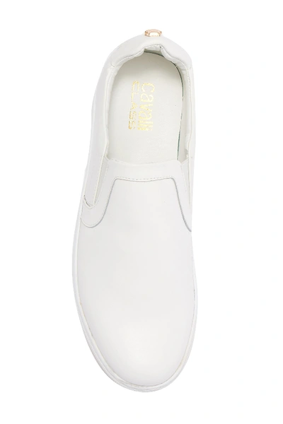 Shop Roberto Cavalli Cavalli Slip-on Sneaker In White
