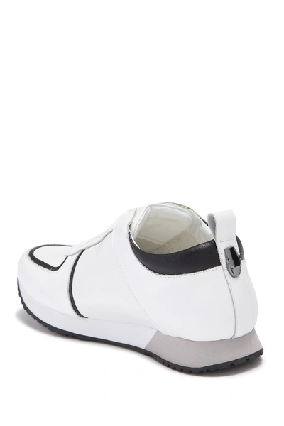 Shop Roberto Cavalli Cavalli Lace-up Retro Sneaker In White