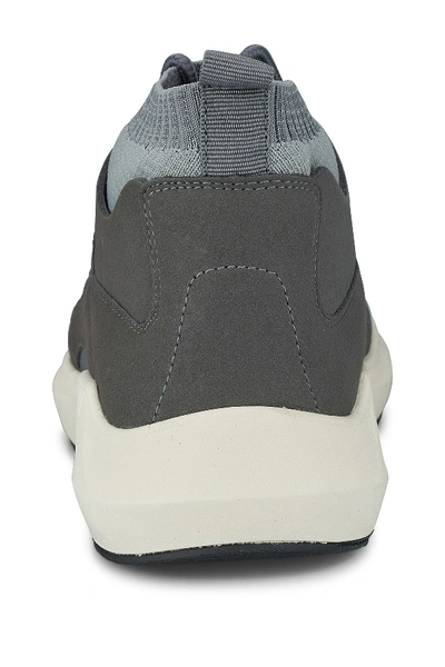 Shop Members Only Knit Sock Sneaker In Grey