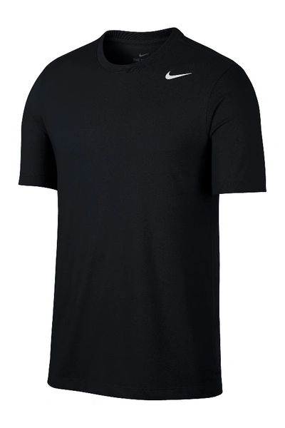 Shop Nike Dri-fit Training T-shirt In 010 Black/white
