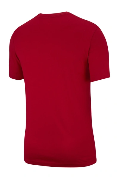 Shop Nike Dri-fit Crew Training T-shirt In 687 Gymred/white
