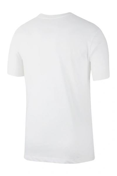 Shop Nike Dri-fit Training T-shirt In 100 White/black