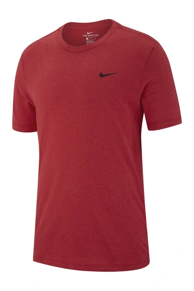 Shop Nike Dri-fit Training T-shirt In 672 Lturdh/black