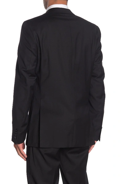 Shop Calvin Klein Solid Black Slim Fit Suit Suit Separates Jacket