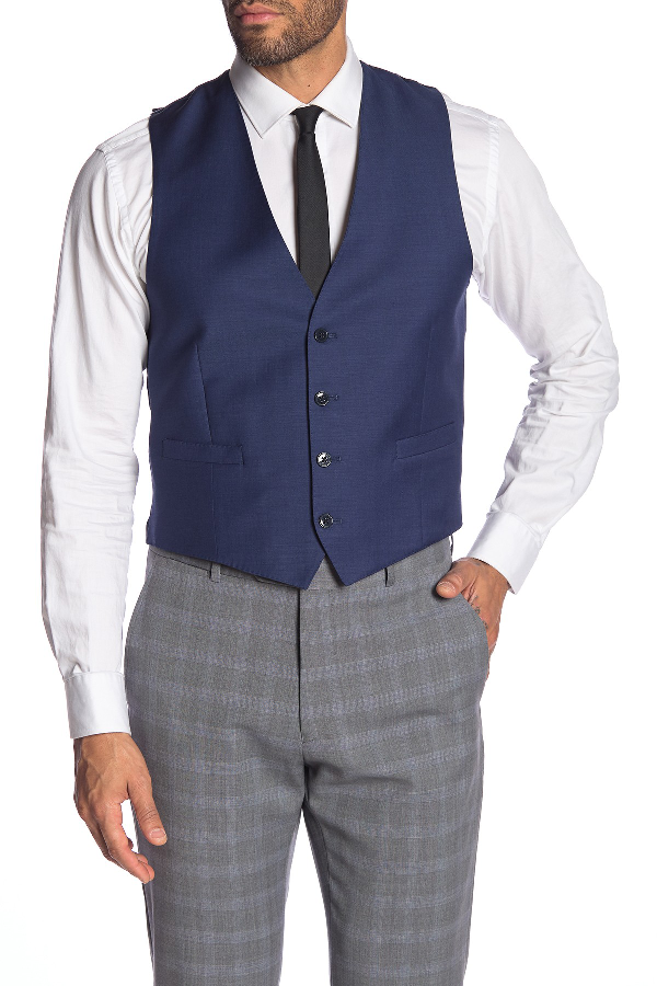 calvin klein blue suit