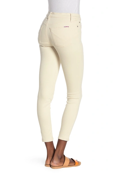 Shop Hudson Natalie Mid Rise Ankle Skinny Jeans In Faded Yell