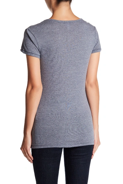 Shop Alternative The Keepsake V-neck T-shirt In Vintage Navy