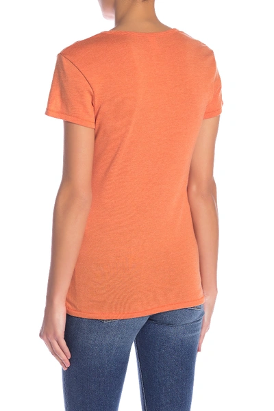 Shop Alternative The Keepsake V-neck T-shirt In Southern Orange