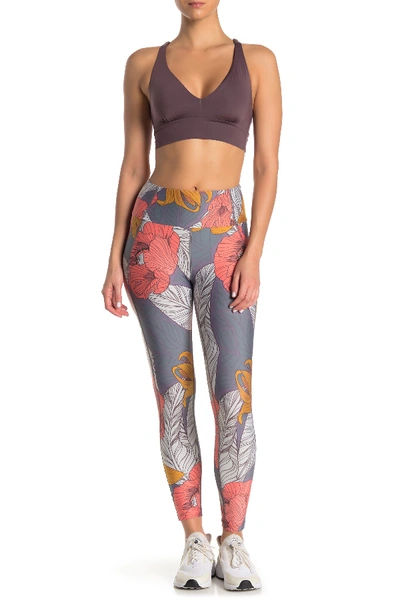 Shop Maaji Dazeful High Blooms Floral Leggings In Multicolor