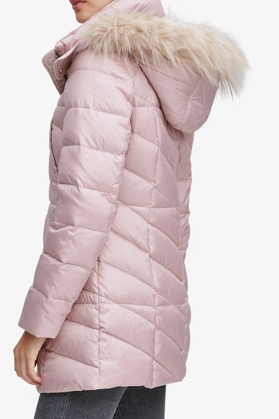 Shop Marc New York Shirley Faux Fur Hood Parka In Shell