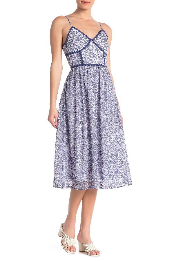 nsr midi lace dress