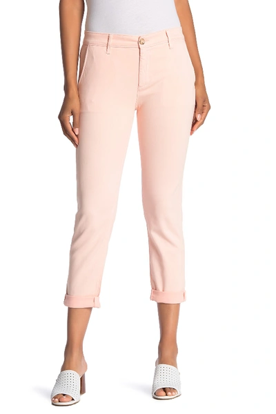 Shop Ag Caden Crop Twill Trousers In Sulfur Prism Pi