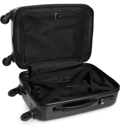 Shop Longchamp Cuir Lgp 18-inch Rolling Spinner Carry-on - Black